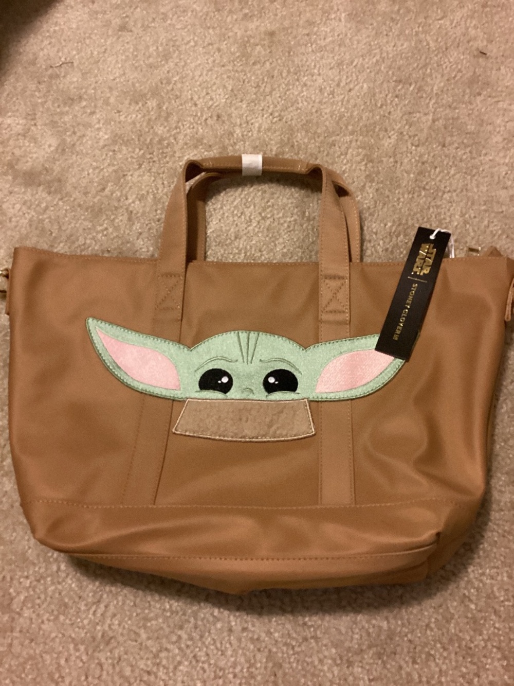 Stoney Clover Lane Star Wars Tote Bag Grogu The Child NWT